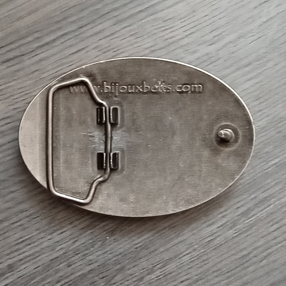 Abstract Gemstone Belt Buckle (comes with free leather belt) Handmade - Picture 2 of 4